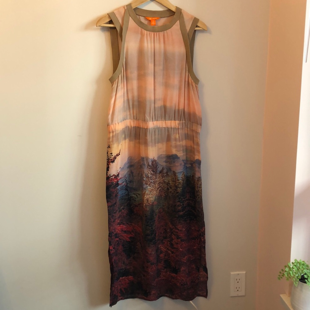 Joe Fresh 100% Silk Printed Dress